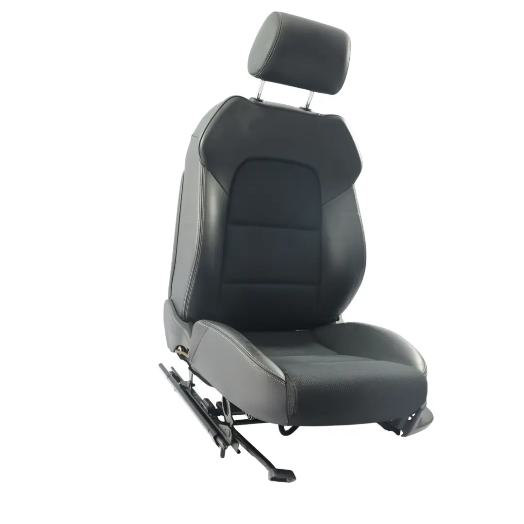 Audi A3 8P 3D S-Line Fotel Lewy Przód Materiałowy Skóra Soul Czarny - SKU 8P0881805DE-1 - Numer Części 8P0881805DE