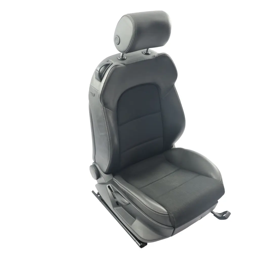 Audi A3 8P 3 Porte Sedile Anteriore Destro S-Line Tessuto Pelle Nero - SKU 8P0881806DE-1 - Numero di parte 8P0881806DE
