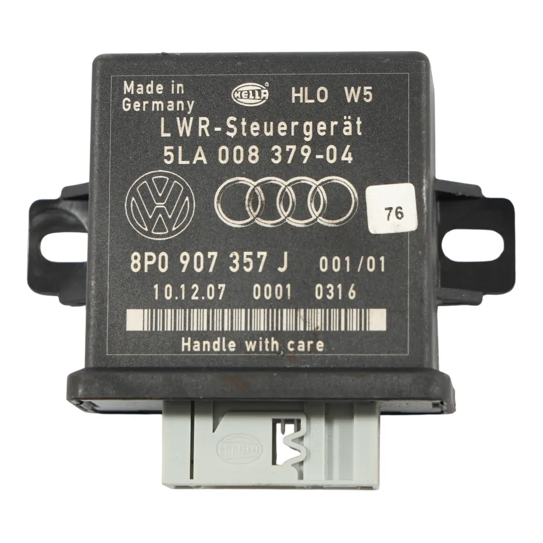 Audi A3 8P A6 C6 Lampada Anteriore Faro Gamma Modulo Di Controllo ECU - SKU 8P0907357J - Numero di parte 8P0907357J