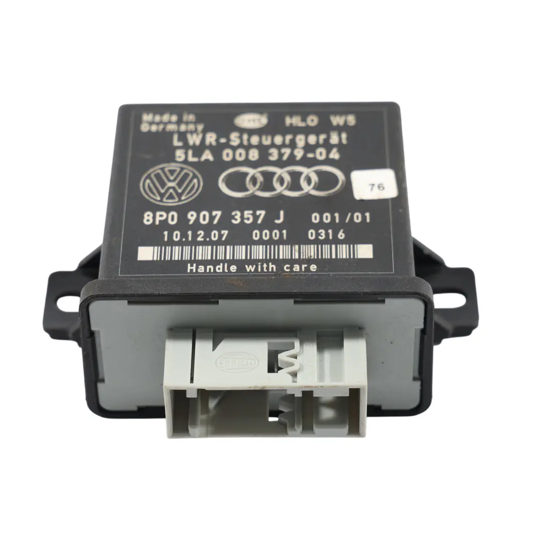 Front Lamp Headlight Range Control Module Unit ECU to Audi A3 8P A6 C6 with Part number 8P0907357J Audi A3 8P A6 C6 Front Lamp Headlight Range Control Module Unit ECU - SKU 8P0907357J - Part number 8P0907357J