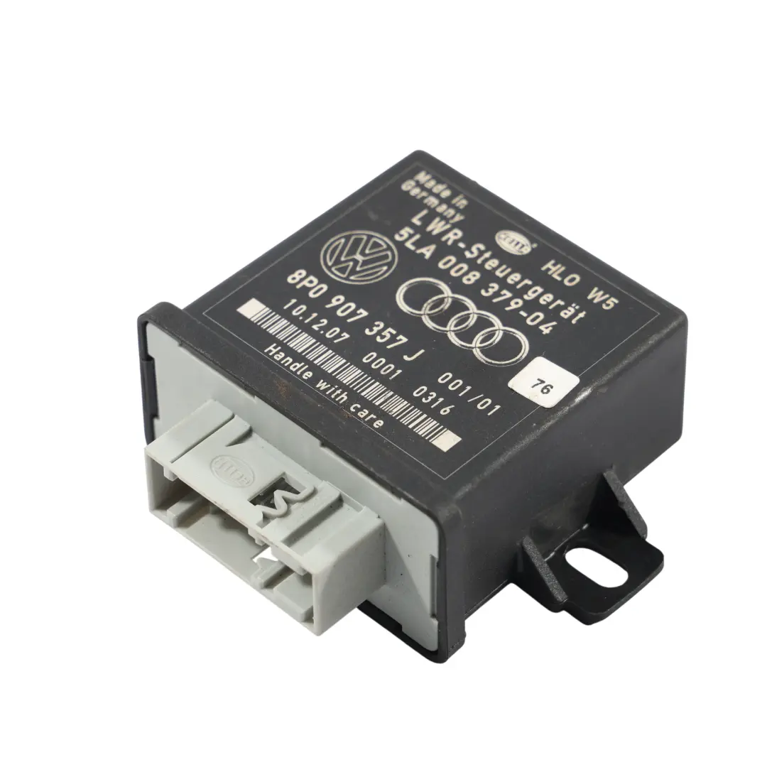 Frontleuchte Scheinwerfer Reichweite Steuergerät ECU für Audi A3 8P A6 C6 mit Teilenummer 8P0907357J Audi A3 8P A6 C6 Frontleuchte Scheinwerfer Reichweite Steuergerät ECU - SKU 8P0907357J - Teilenummer 8P0907357J