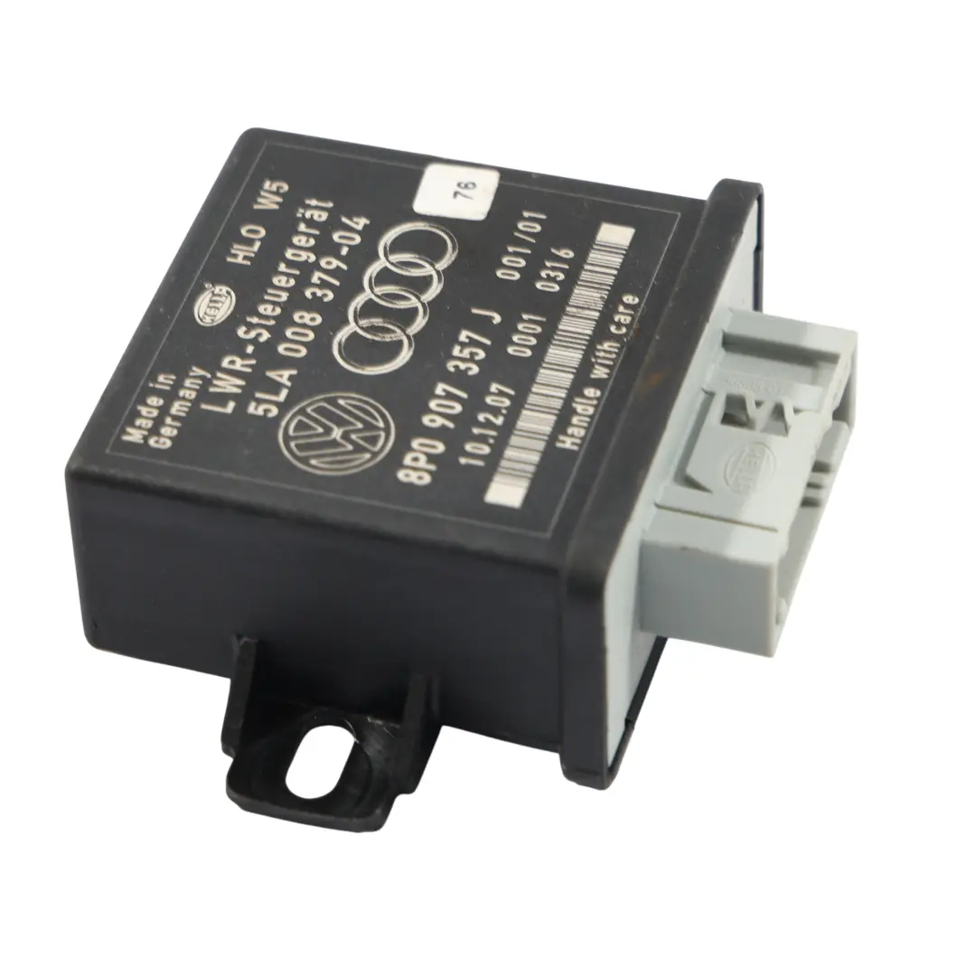 Audi A3 8P A6 C6 Front Lamp Headlight Range Control Module Unit ECU - SKU 8P0907357J - Part number 8P0907357J