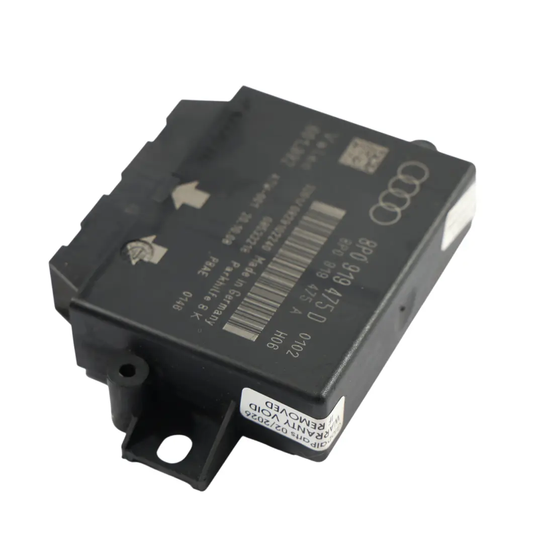 Audi TT 8J Park Distanz Sensor Steuergerät Modul Hinten - SKU 8P0919475D - Teilenummer 8P0919475D