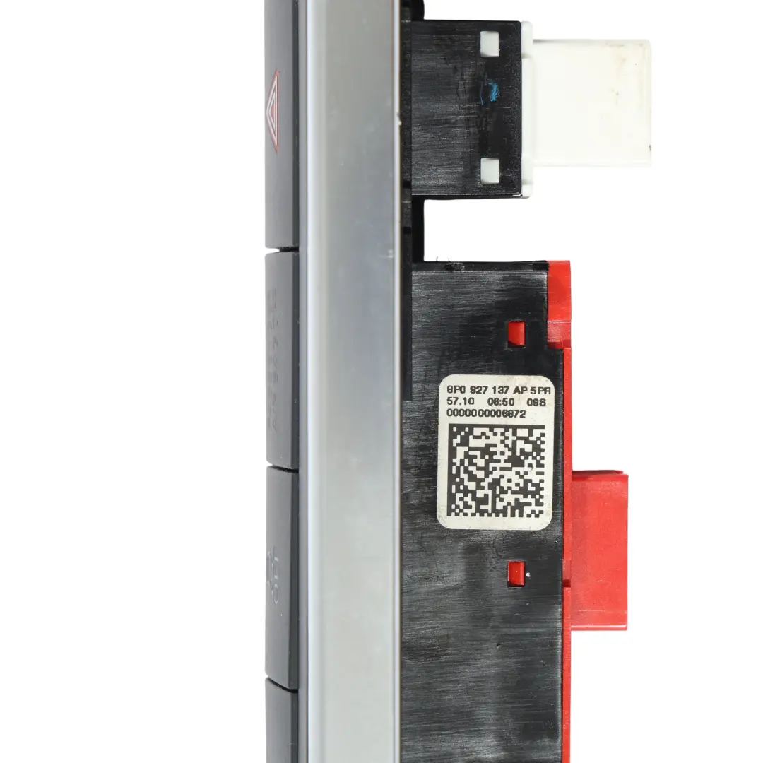 Audi A3 8P Hazard Start Stop Switch Control Panel Dashboard - SKU 8P0927137AP - Part number 8P0927137AP