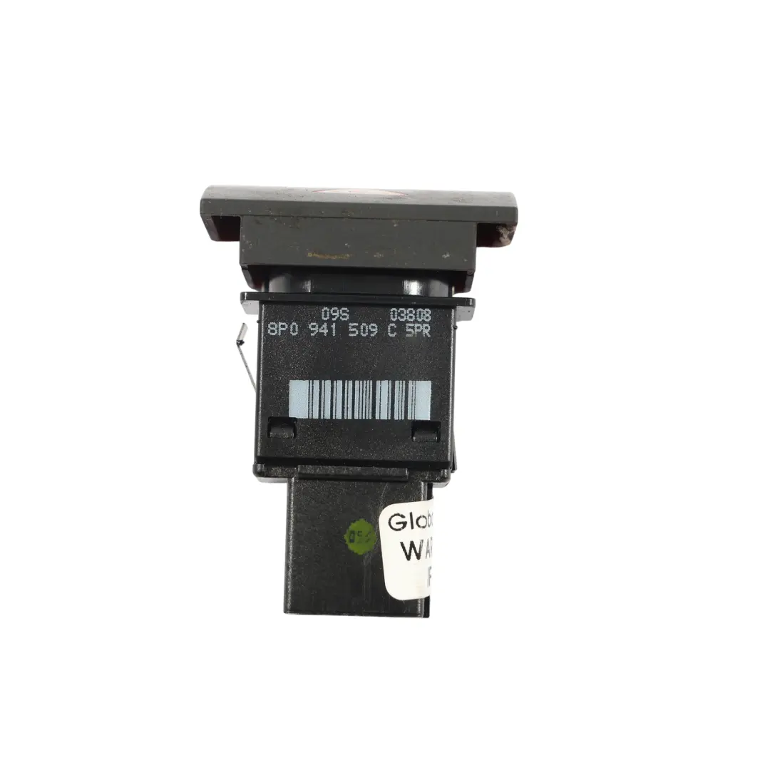 Interruptor De Las Luces De Emergencia Botón Indicador para Audi A3 8P con número de pieza 8P0941509C Audi A3 8P Interruptor De Las Luces De Emergencia Botón Indicador - SKU 8P0941509C - Número de pieza 8P0941509C