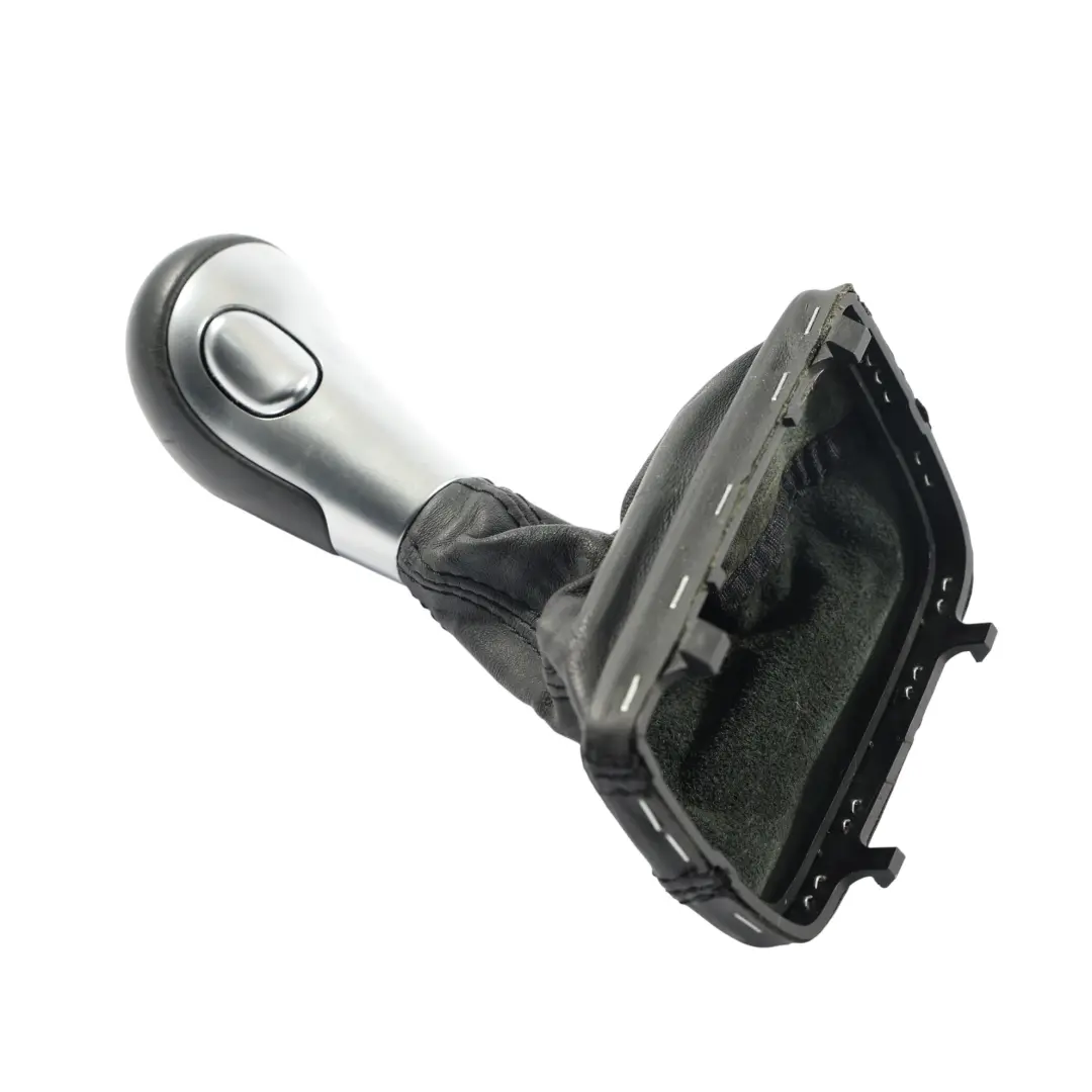 Audi A3 8P Gear Selector Lever Cover Knob Automatic Leather Black - SKU RHD-8P2713139L - Part number 8P2713139L