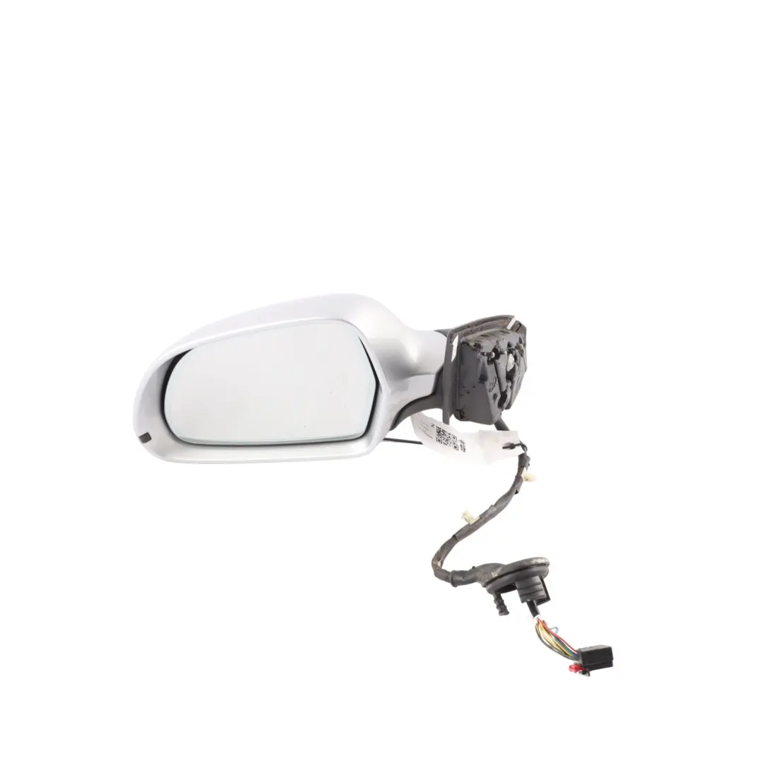 Wing Mirror Door Left N/S Outside Ice Silver Metallic X7W to Audi A3 8P with Part number 8P2858531EC Audi A3 8P Wing Mirror Door Left N/S Outside Ice Silver Metallic X7W - SKU 8P2858531EC-ICS - Part number 8P2858531EC
