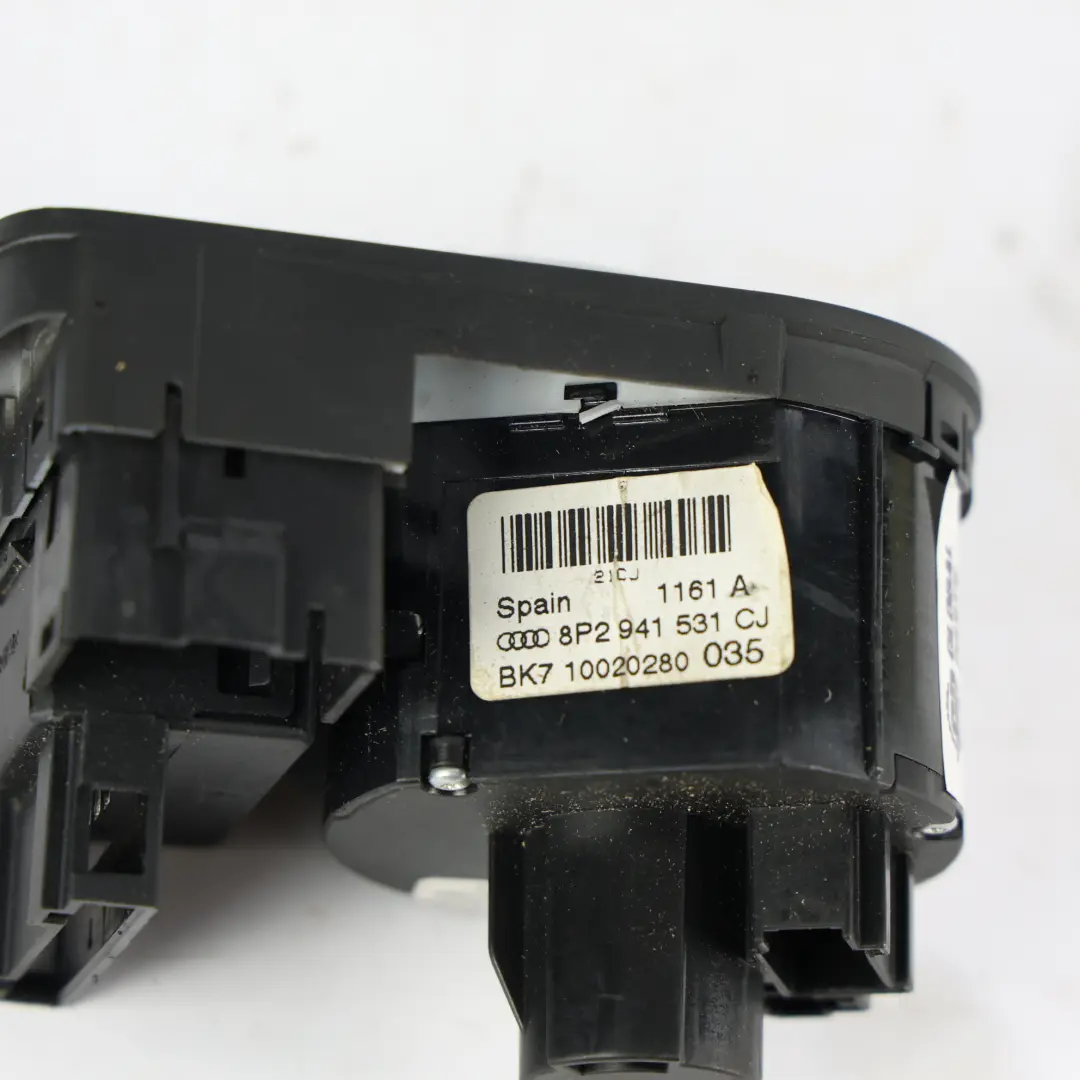 Headlight Fog Lamp Dashboard Control Switch Panel to Audi A3 8P with Part number 8P2941531CJ Audi A3 8P Headlight Fog Lamp Dashboard Control Switch Panel - SKU RHD-8P2941531CJ - Part number 8P2941531CJ