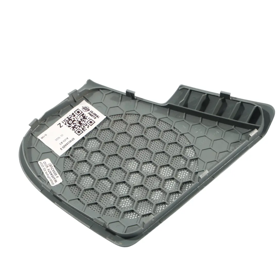 Audi A3 8P Cache Haut-Parleur De Porte Avant Droit Gris - SKU 8P4035420-2 - Numéro de pièce 8P4035420