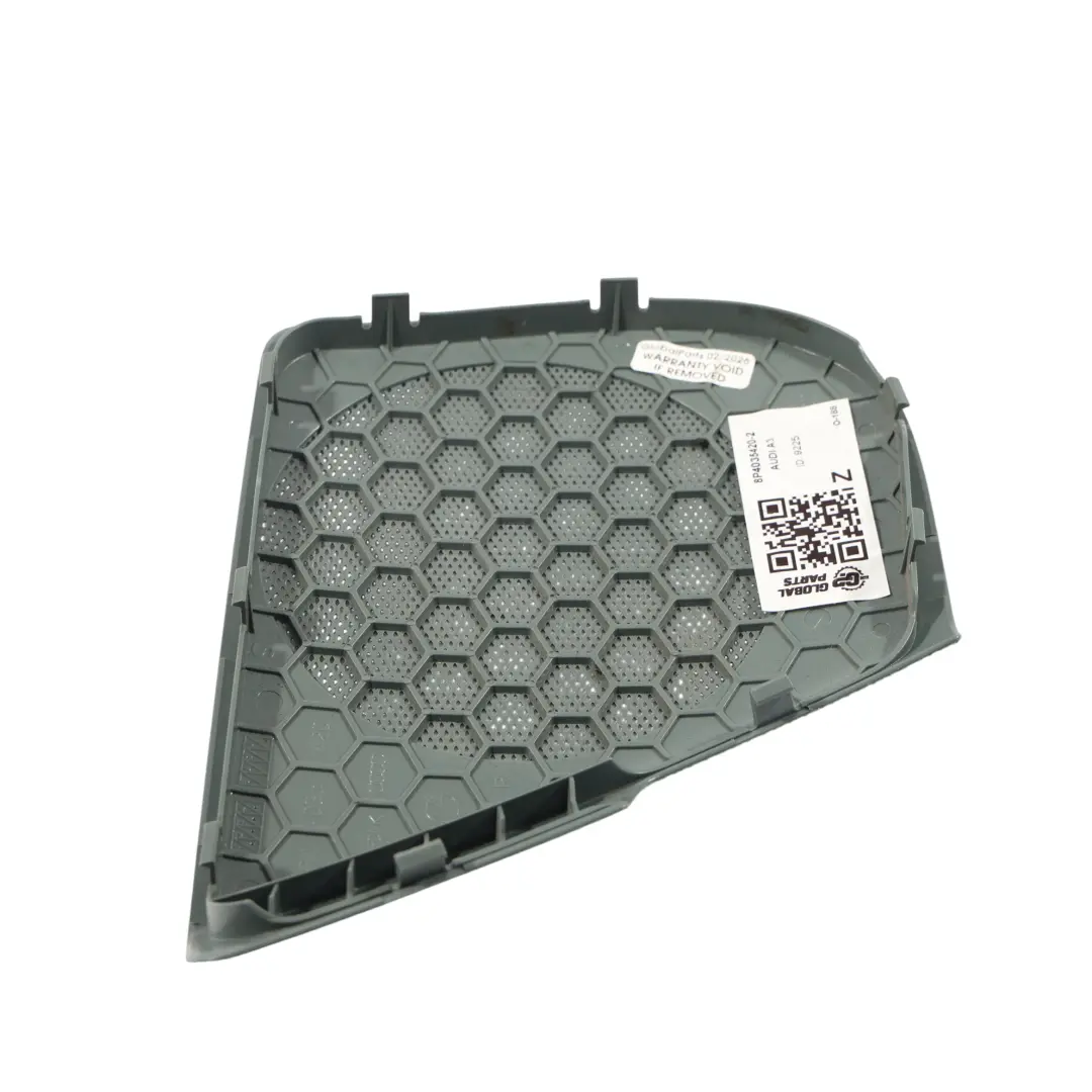Audi A3 8P Copertura Altoparlante Porta Anteriore Destra Grigio Codice - SKU 8P4035420-2 - Numero di parte 8P4035420