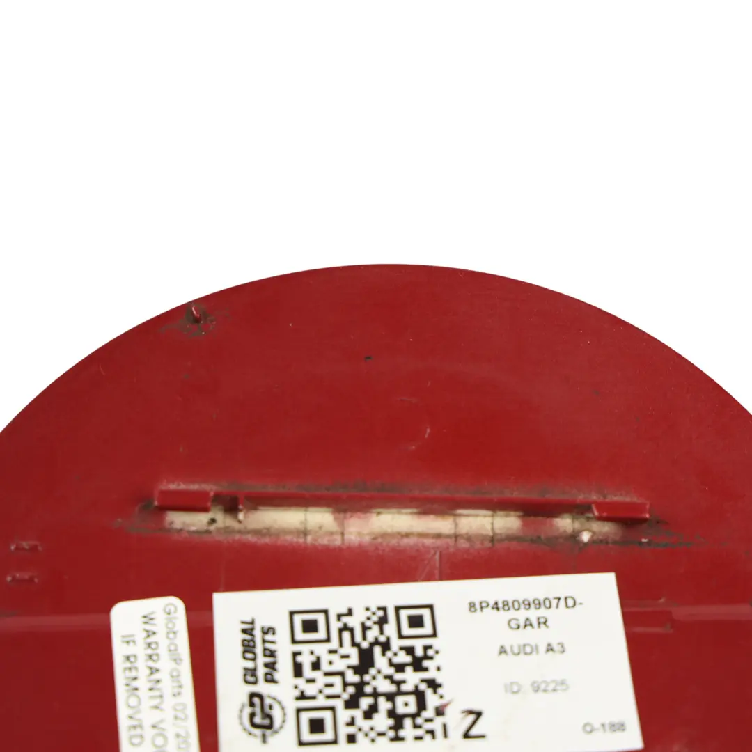 Audi A3 8P Tapa Tapa Depósito Combustible Rojo Granate Z3F - SKU 8P4809907D-GAR - Número de pieza 8P4809907D