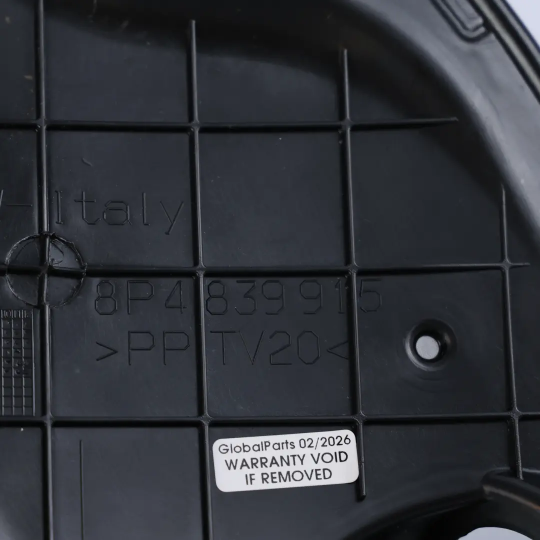 5Dr Hintere Tür Innenverkleidung Abdeckung Links für Audi A3 8P mit Teilenummer 8P4839915 Audi A3 8P 5Dr Hintere Tür Innenverkleidung Abdeckung Links - SKU 8P4839915 - Teilenummer 8P4839915