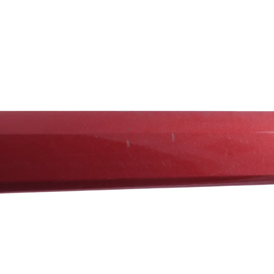 Upper Door Trim Moulding Strip Front Left N/S Meteor Garnet Red - Z3F to Audi A3 8P with Part number 8P4853953A Audi A3 8P Upper Door Trim Moulding Strip Front Left N/S Meteor Garnet Red - Z3F - SKU 8P4853953A-GAR - Part number 8P4853953A