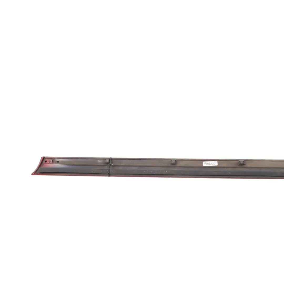 Door Moulding Strip Front Left N/S Garnet Red Pearl - Z3F to Audi A3 8P with Part number 8P4853959E Audi A3 8P Door Moulding Strip Front Left N/S Garnet Red Pearl - Z3F - SKU 8P4853959E-GAR - Part number 8P4853959E