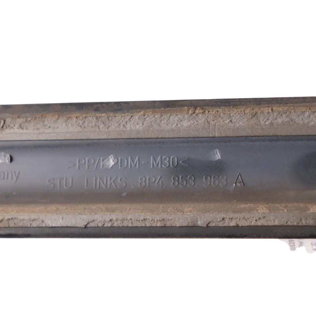 Audi A3 8P 5D Rear Upper Door Trim Moulding Strip Left N/S Phantom Black Z9Y - SKU 8P4853963A-PHB - Part number 8P4853963A