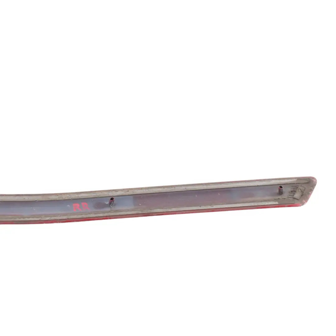 Door Sill Cover Moulding Strip Right O/S Garnet Red Pearl - Z3F to Audi A3 8P Rear with Part number 8P4853964A Audi A3 8P Rear Door Sill Cover Moulding Strip Right O/S Garnet Red Pearl - Z3F - SKU 8P4853964A-GAR - Part number 8P4853964A