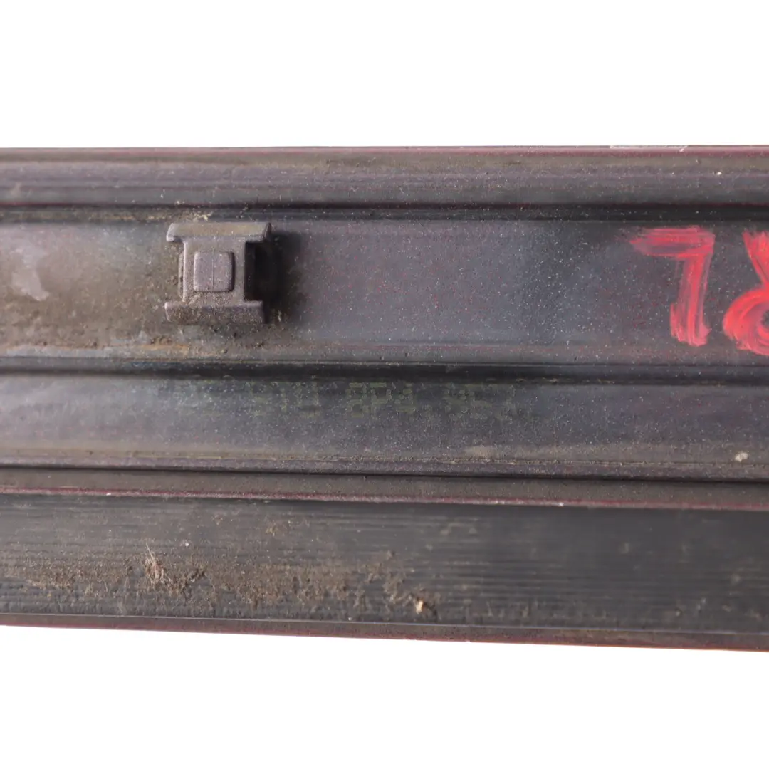 Audi A3 8P 5Dr Door Moulding Strip Rear Left N/S Garnet Red - Z3F - SKU 8P4853969F-GAR - Part number 8P4853969F