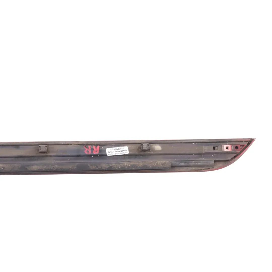 5Dr Door Moulding Strip Rear Right O/S Garnet Red - Z3F to Audi A3 8P with Part number 8P4853970F Audi A3 8P 5Dr Door Moulding Strip Rear Right O/S Garnet Red - Z3F - SKU 8P4853970F-GAR - Part number 8P4853970F