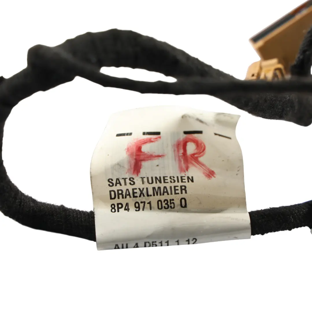 Faisceau De Câblage De Porte Avant Côté Conducteur pour Audi A3 8P à propos du numéro de pièce 8P4971035Q Audi A3 8P Faisceau De Câblage De Porte Avant Côté Conducteur - SKU 8P4971035Q - Numéro de pièce 8P4971035Q