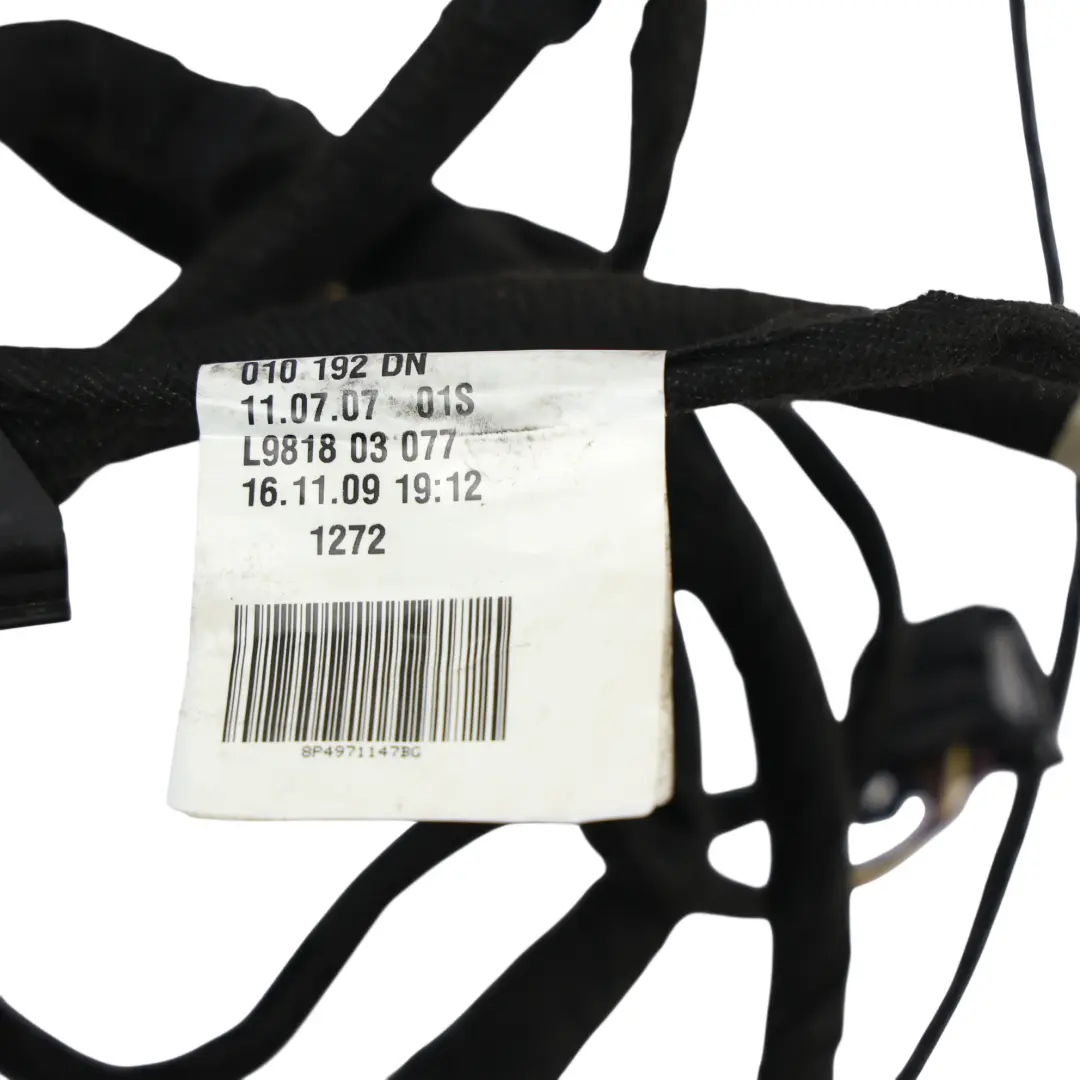 Arnés Cableado Portón Trasero Derecho para Audi A3 8P con número de pieza 8P4971726M Audi A3 8P Arnés Cableado Portón Trasero Derecho - SKU 8P4971726M - Número de pieza 8P4971726M