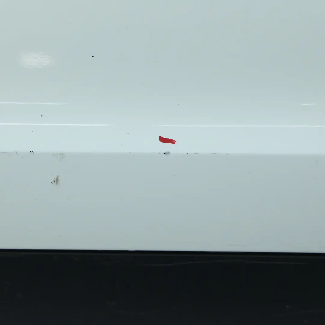 Bumper Trim Panel Covering Ibis White - Y9C to Audi A3 8P Cabrio Rear with Part number 8P7807303 Audi A3 8P Cabrio Rear Bumper Trim Panel Covering Ibis White - Y9C - SKU 8P7807303-IWH - Part number 8P7807303