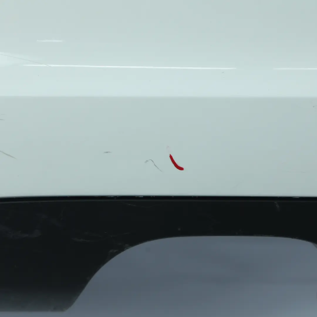 Audi A3 8P Cabrio Rear Bumper Trim Panel Covering Ibis White - Y9C - SKU 8P7807303-IWH - Part number 8P7807303