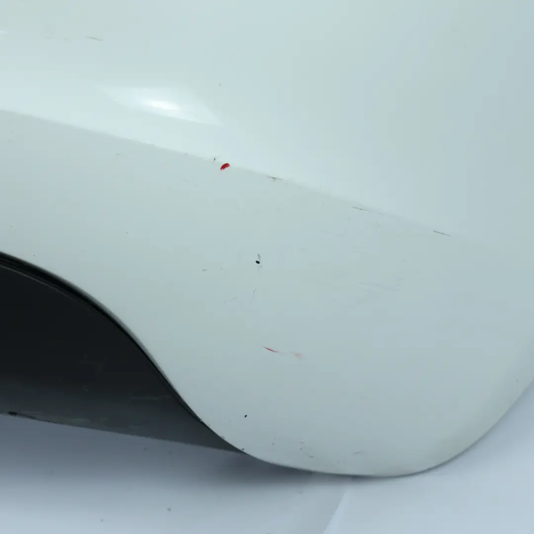 Audi A3 8P Cabrio Rear Bumper Trim Panel Covering Ibis White - Y9C - SKU 8P7807303-IWH - Part number 8P7807303