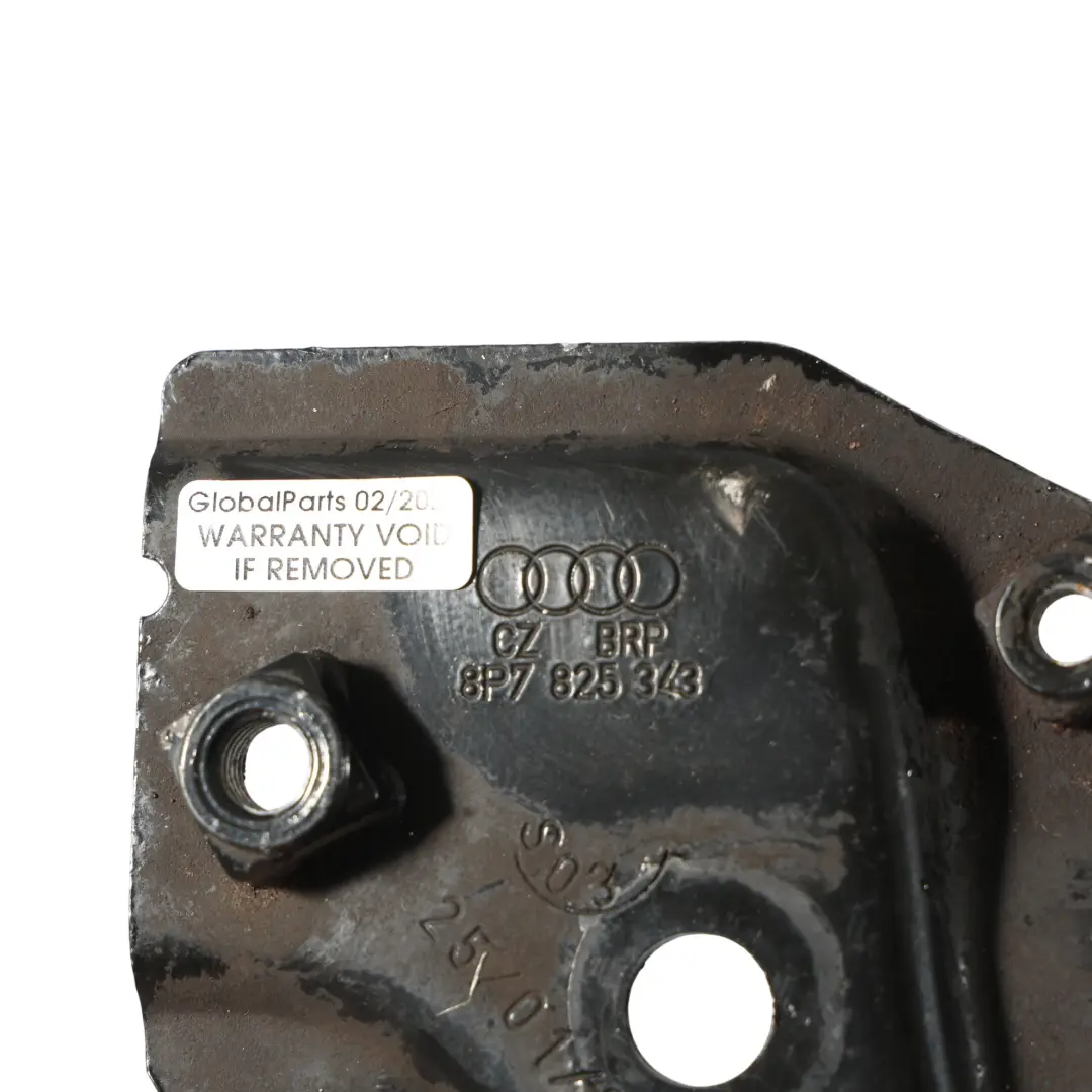 Audi A3 8P Underbody Shield Undertray Bracket Holder Mount Left N/S - SKU 8P7825343 - Part number 8P7825343