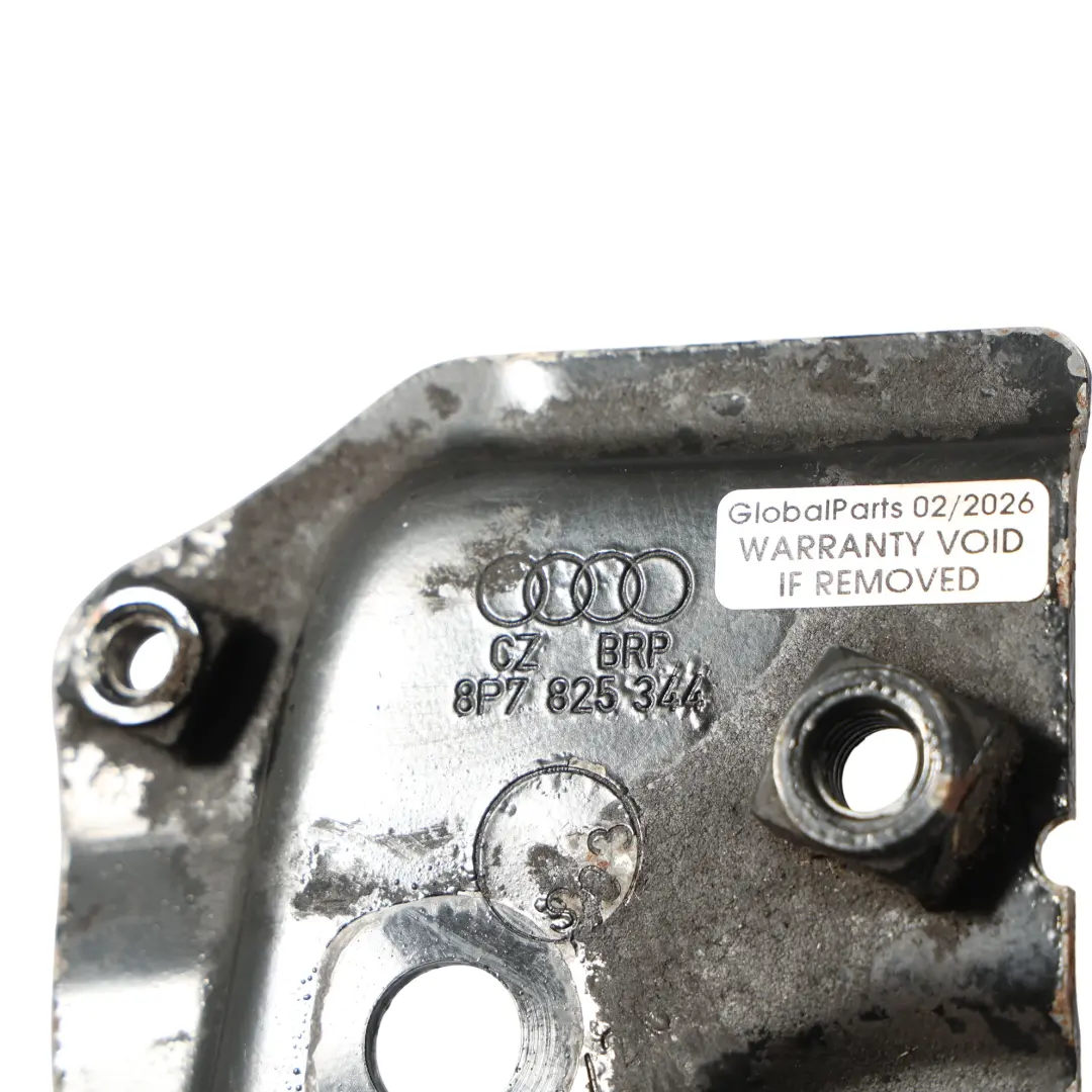 Underbody Shield Undertray Bracket Holder Mount Right O/S to Audi A3 8P with Part number 8P7825344 Audi A3 8P Underbody Shield Undertray Bracket Holder Mount Right O/S - SKU 8P7825344 - Part number 8P7825344