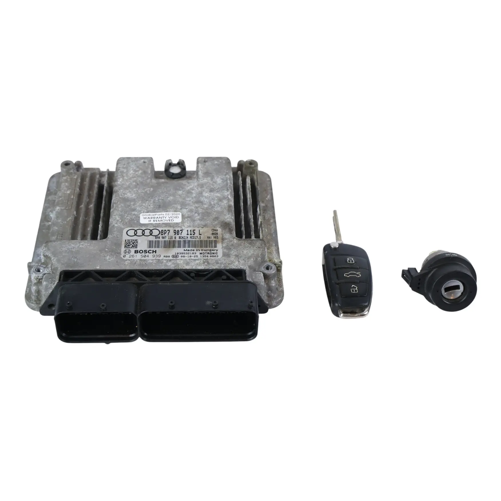 Audi A3 8P 1.8 TFSI CDAA 160HP Moduł Silnika ECU Kit 8P7907115L Manual