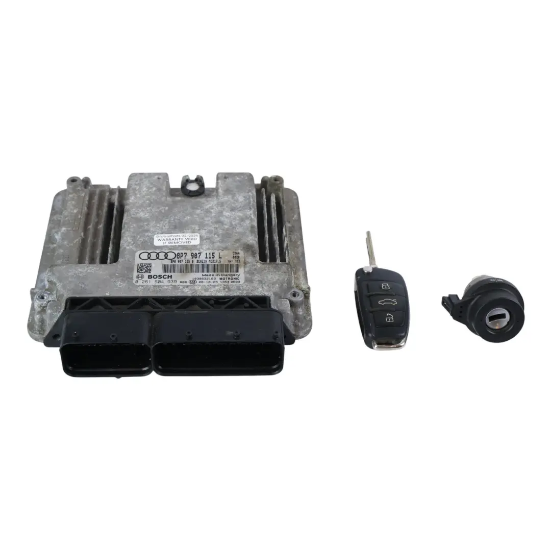 CDAA 160HP Motor Módulo ECU Kit Manual para Audi A3 8P 1.8 TFSI con número de pieza 8P7907115L Audi A3 8P 1.8 TFSI CDAA 160HP Motor Módulo ECU Kit Manual - SKU 8P7907115L-2 - Número de pieza 8P7907115L