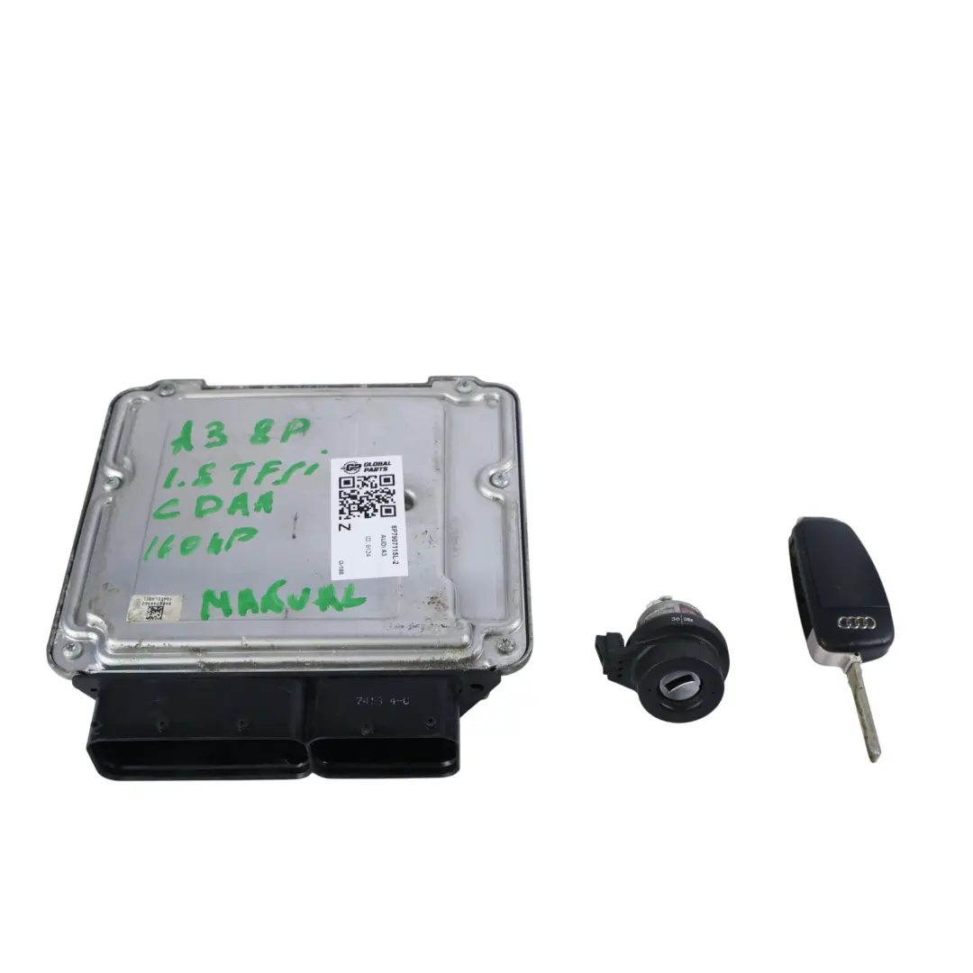 CDAA 160HP Motor Módulo ECU Kit Manual para Audi A3 8P 1.8 TFSI con número de pieza 8P7907115L Audi A3 8P 1.8 TFSI CDAA 160HP Motor Módulo ECU Kit Manual - SKU 8P7907115L-2 - Número de pieza 8P7907115L