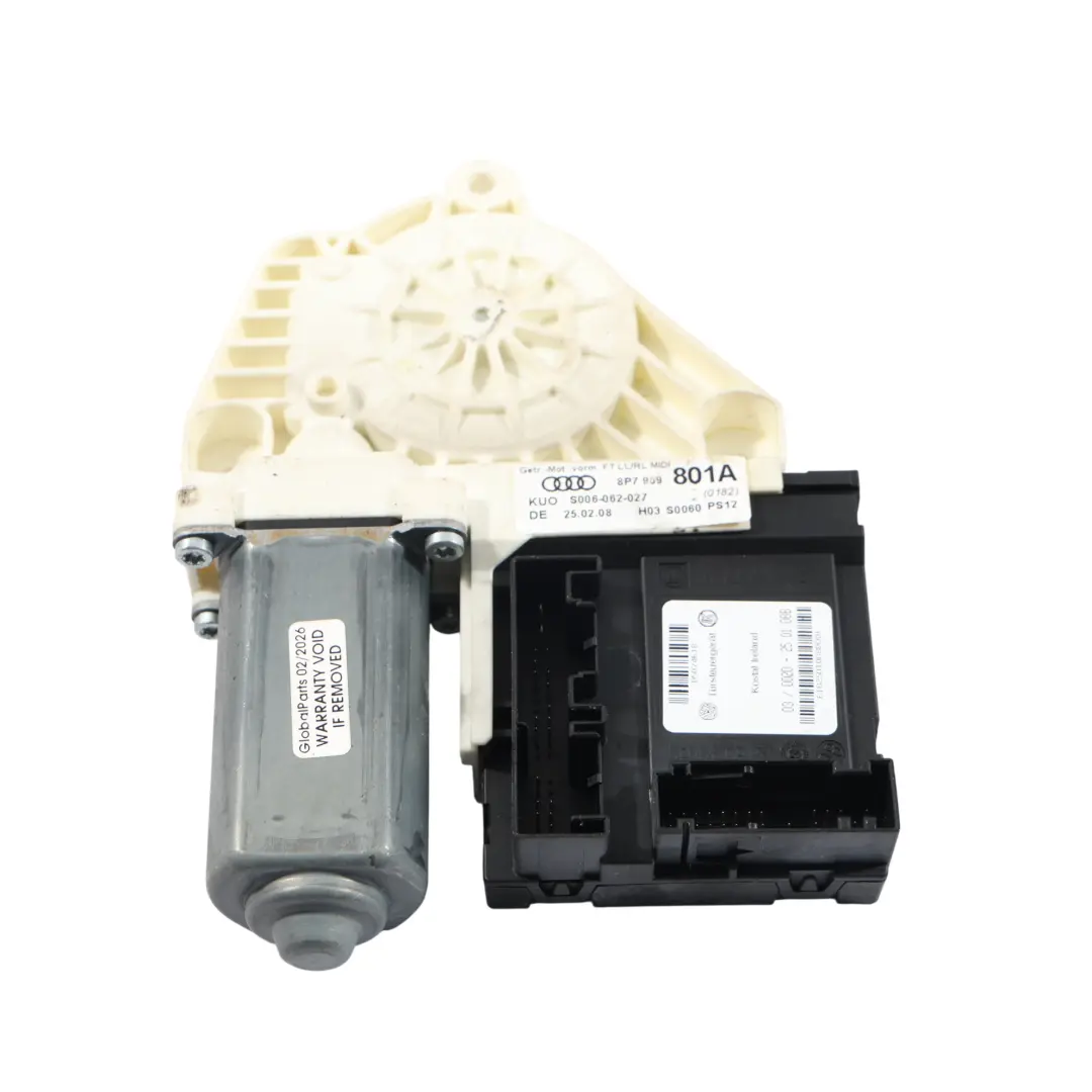 Audi A3 8P Cabrio Motore Alzacristalli Anteriore Lato Guida - SKU 8P7959801A - Numero di parte 8P7959801A