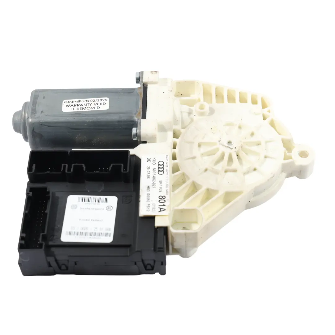 Audi A3 8P Cabrio Vordertür Fensterheber Motor Fahrerseite - SKU 8P7959801A - Teilenummer 8P7959801A