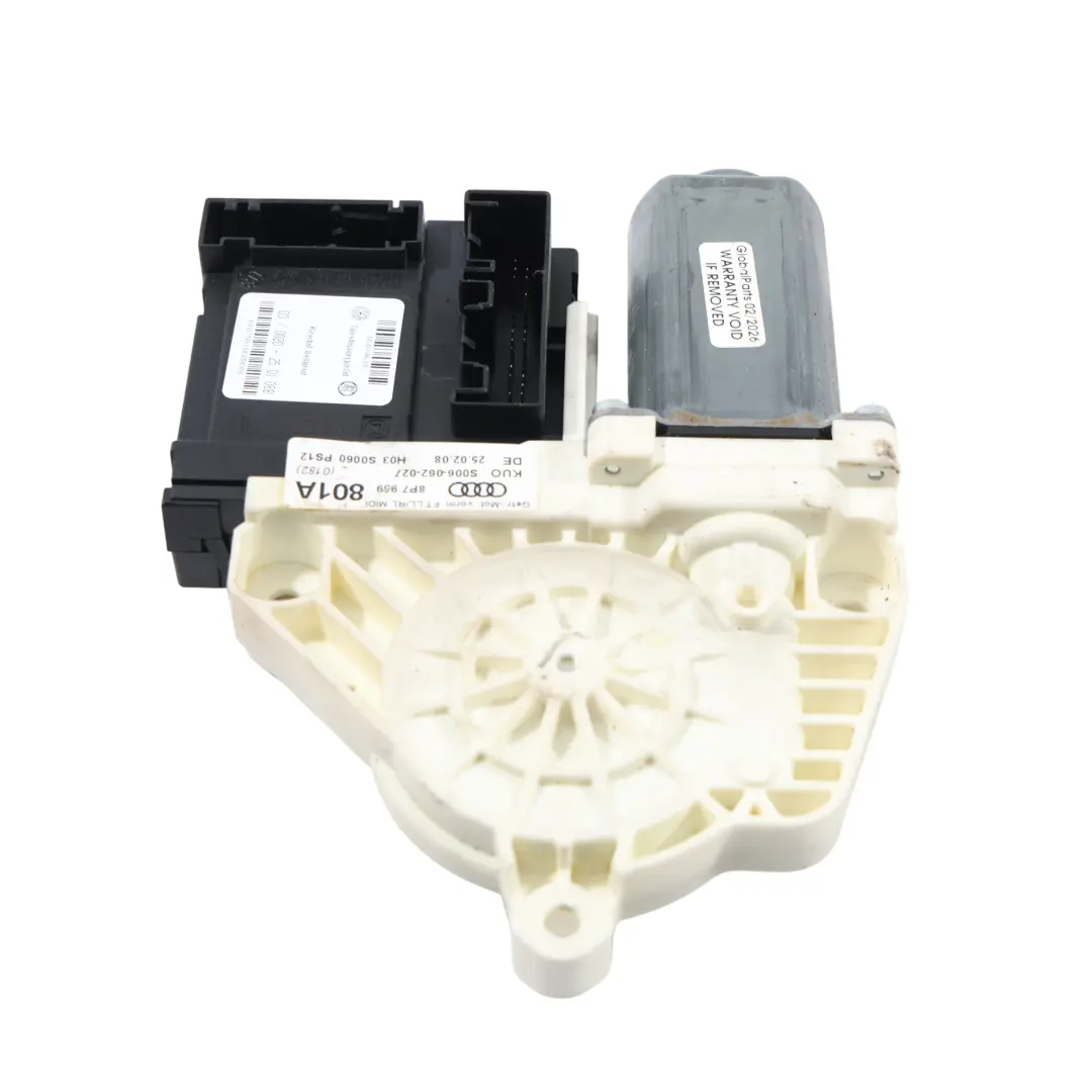 Audi A3 8P Cabrio Motore Alzacristalli Anteriore Lato Guida - SKU 8P7959801A - Numero di parte 8P7959801A