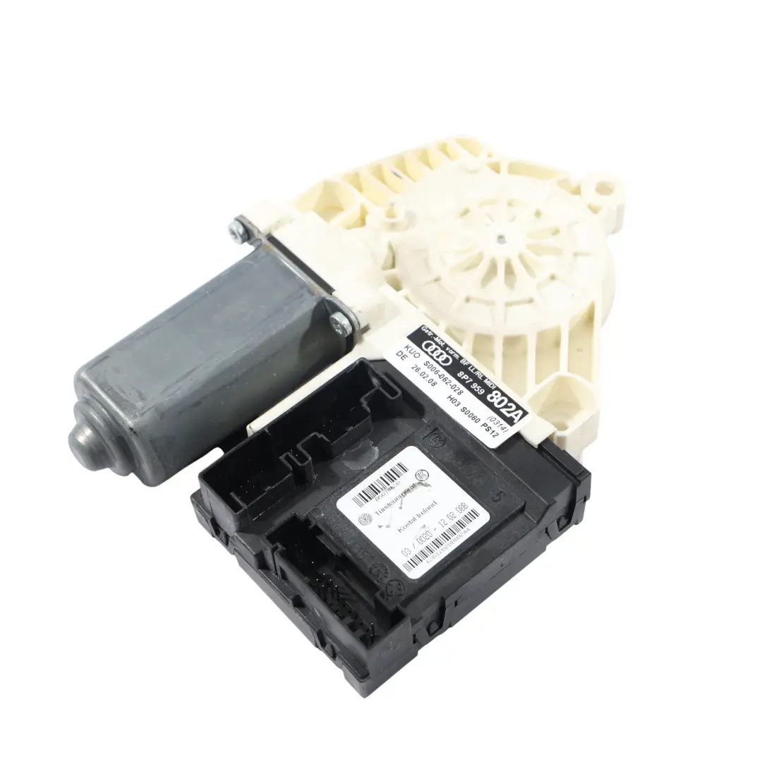 Motore Alzacristalli Anteriore Lato Passeggero per Audi A3 8P Cabrio con numero di parte 8P7959802A Audi A3 8P Cabrio Motore Alzacristalli Anteriore Lato Passeggero - SKU 8P7959802A - Numero di parte 8P7959802A