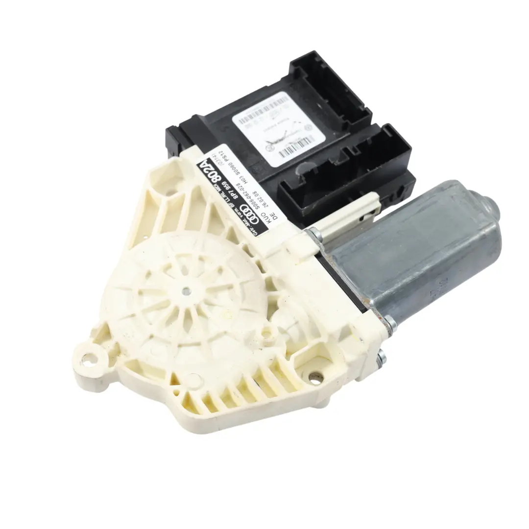 Elevalunas Puerta Delantera Lado Pasajero para Audi A3 8P Cabrio Motor con número de pieza 8P7959802A Audi A3 8P Cabrio Motor Elevalunas Puerta Delantera Lado Pasajero - SKU 8P7959802A - Número de pieza 8P7959802A