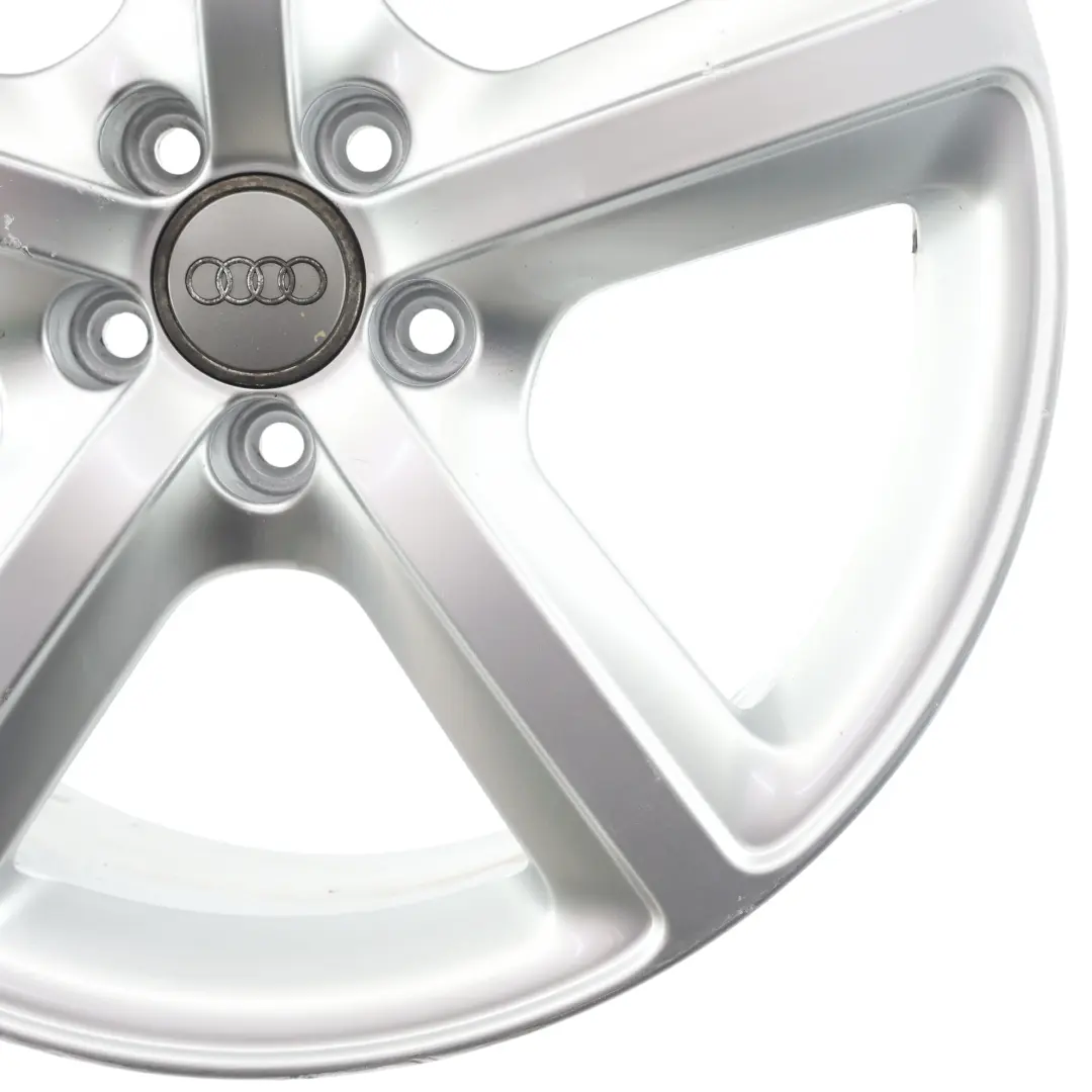 Audi Q5 8R Silber Alu Felge 19" 8J ET:39 Stern Speiche - SKU 8R0601025L-1 - Teilenummer 8R0601025L