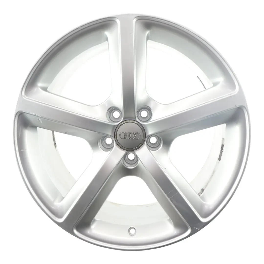 Audi Q5 8R Silver Wheel Alloy Rim 19" 8J ET:39 Star Spoke - SKU 8R0601025L-2 - Part number 8R0601025L