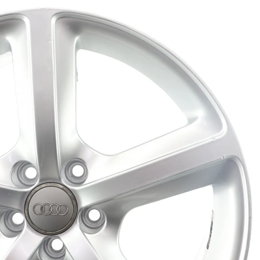 Audi Q5 8R Felga Aluminiowa Srebrna 19" 8J ET:39 Star Spoke - SKU 8R0601025L-2 - Numer Części 8R0601025L