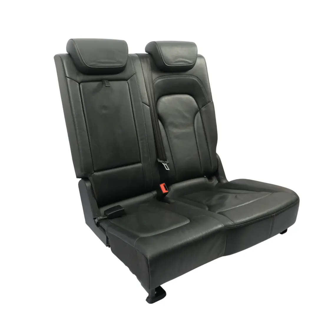 Audi Q5 8R Asiento Doble Trasero Sofá Interior Cuero Milano Soul Negro Izquierdo - SKU 8R0885805G - Número de pieza 8R0885805G