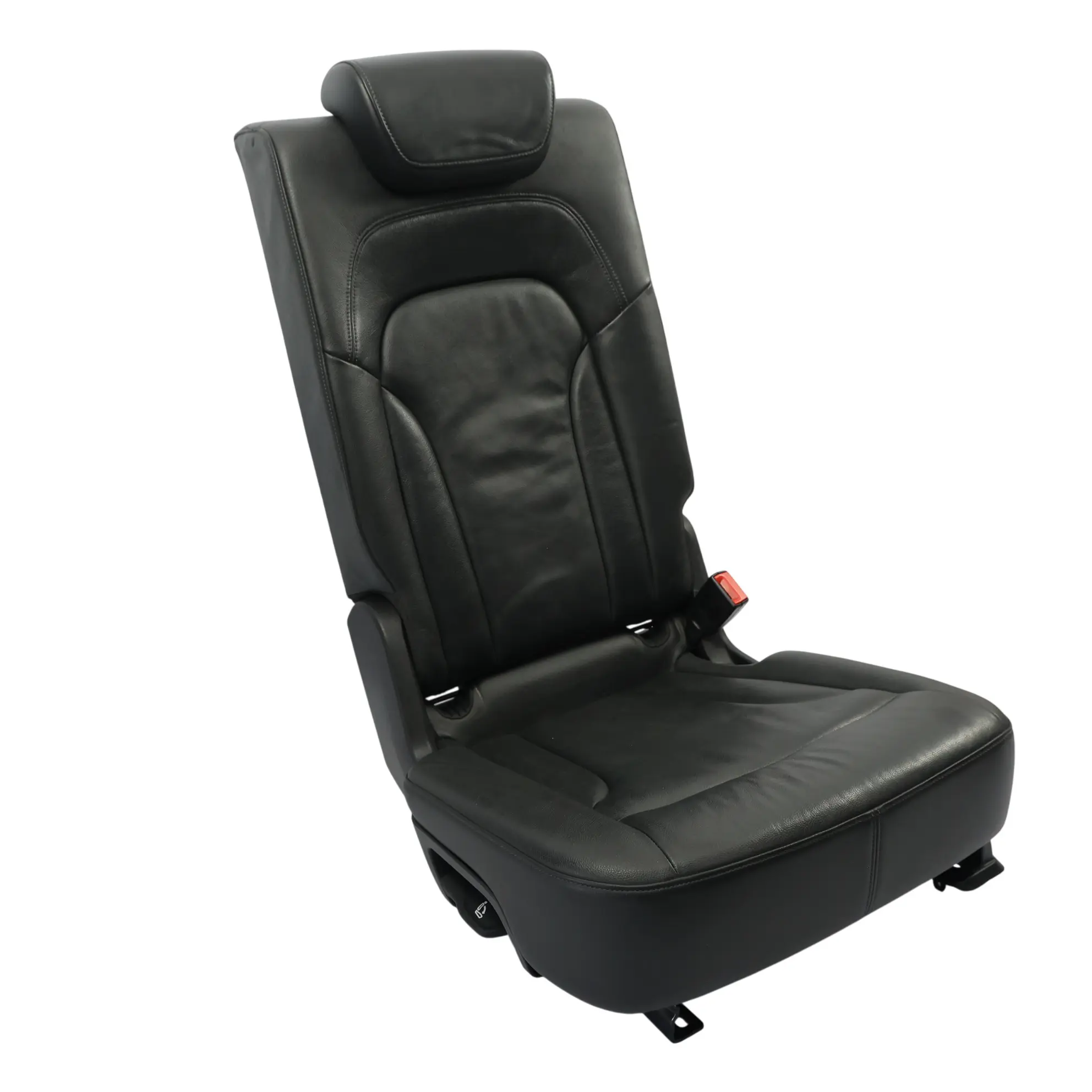 Audi Q5 8R Asiento Trasero Sofá Interior Cuero Milano Soul Negro Derecho