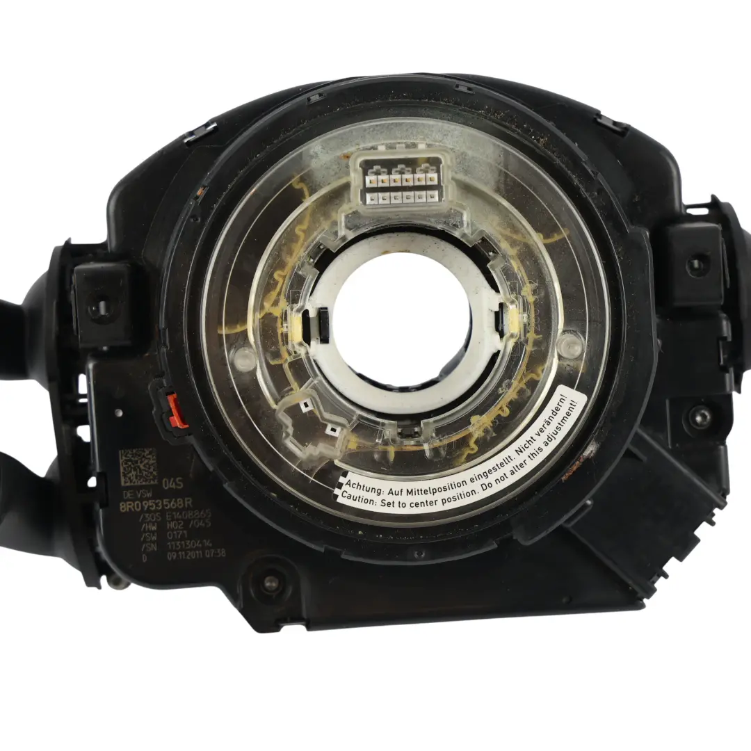 Wischer Blinker Tempomat Lenkstock Schleifring für Audi A5 8T mit Teilenummer 8R0953568R Audi A5 8T Wischer Blinker Tempomat Lenkstock Schleifring - SKU 8R0953568R - Teilenummer 8R0953568R