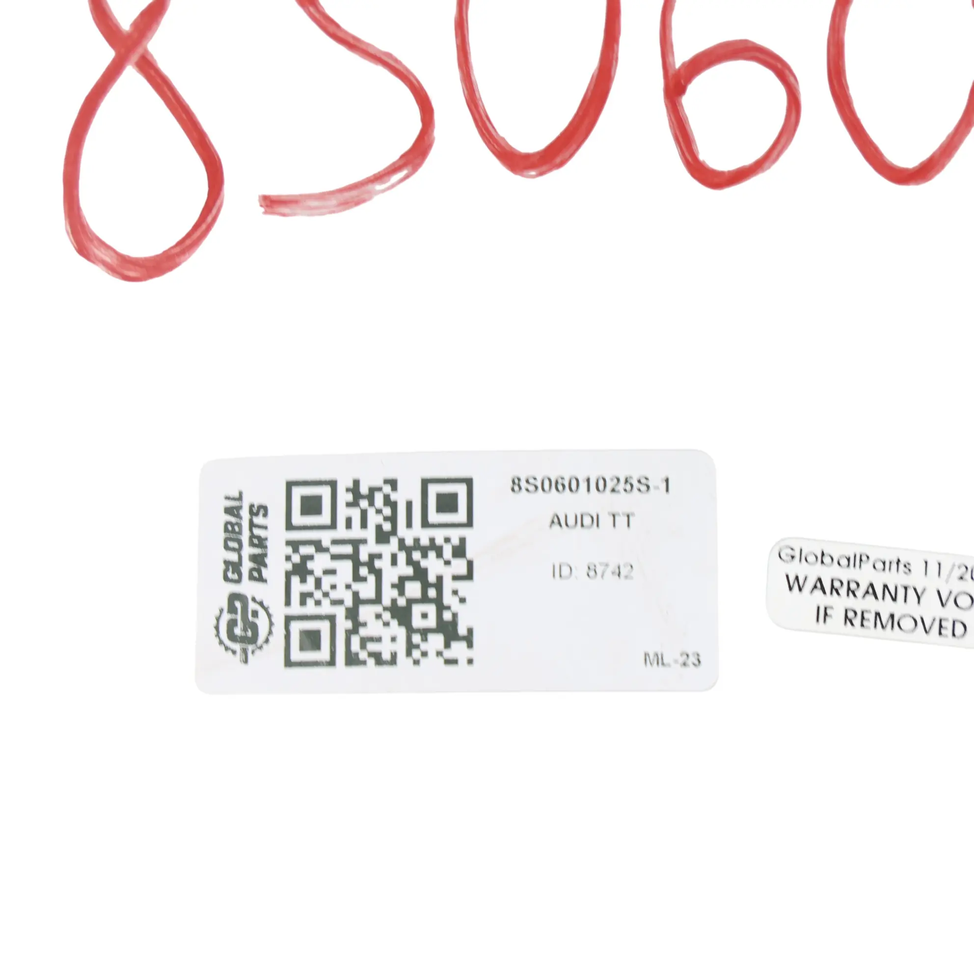 Audi TT 8S Jante En Alliage Argentée 20" 9J ET:52 Multibranches 8S0601025S