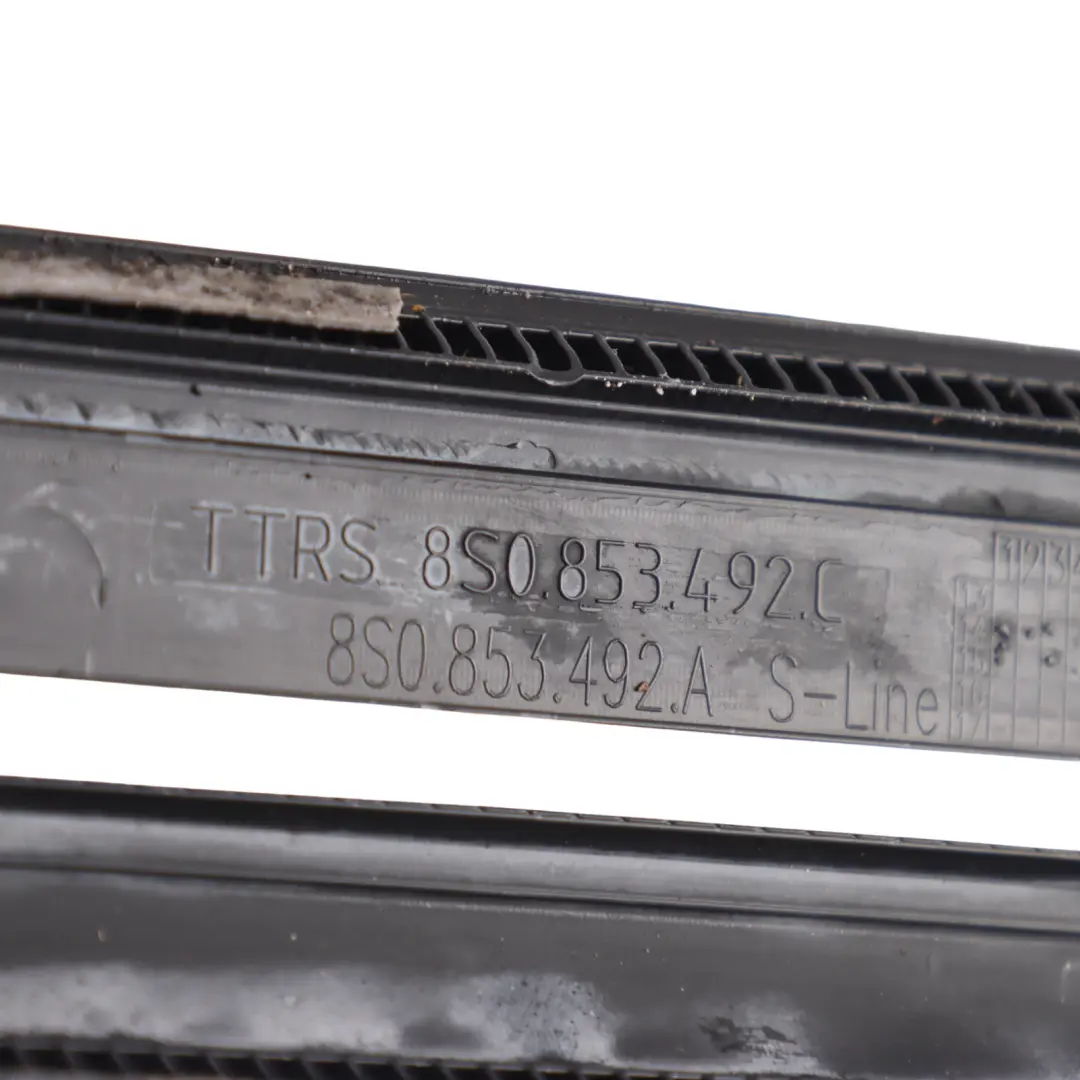 Audi TTS 8S Door Sill Entrance Strip Step Trim Plate Cover Right O/S - SKU 8S0853492B - Part number 8S0853492B