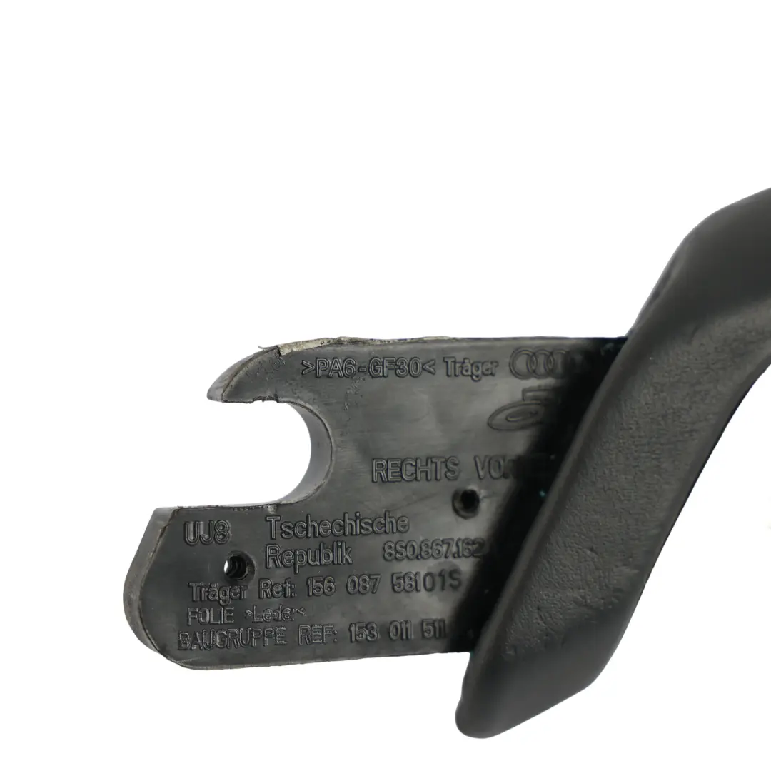 Maniglia Aggancio Porta Anteriore Destra Pelle per Audi TTS FV con numero di parte 8S0867162A Audi TTS FV Maniglia Aggancio Porta Anteriore Destra Pelle - SKU 8S0867162A - Numero di parte 8S0867162A