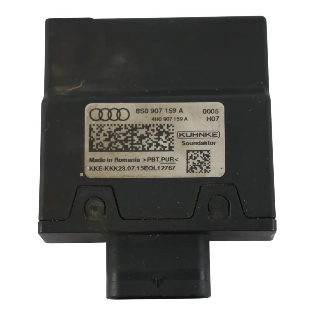 Audi TTS FV Aufprallgeräusch Steuergerät Modul - SKU 8S0907159A - Teilenummer 8S0907159A