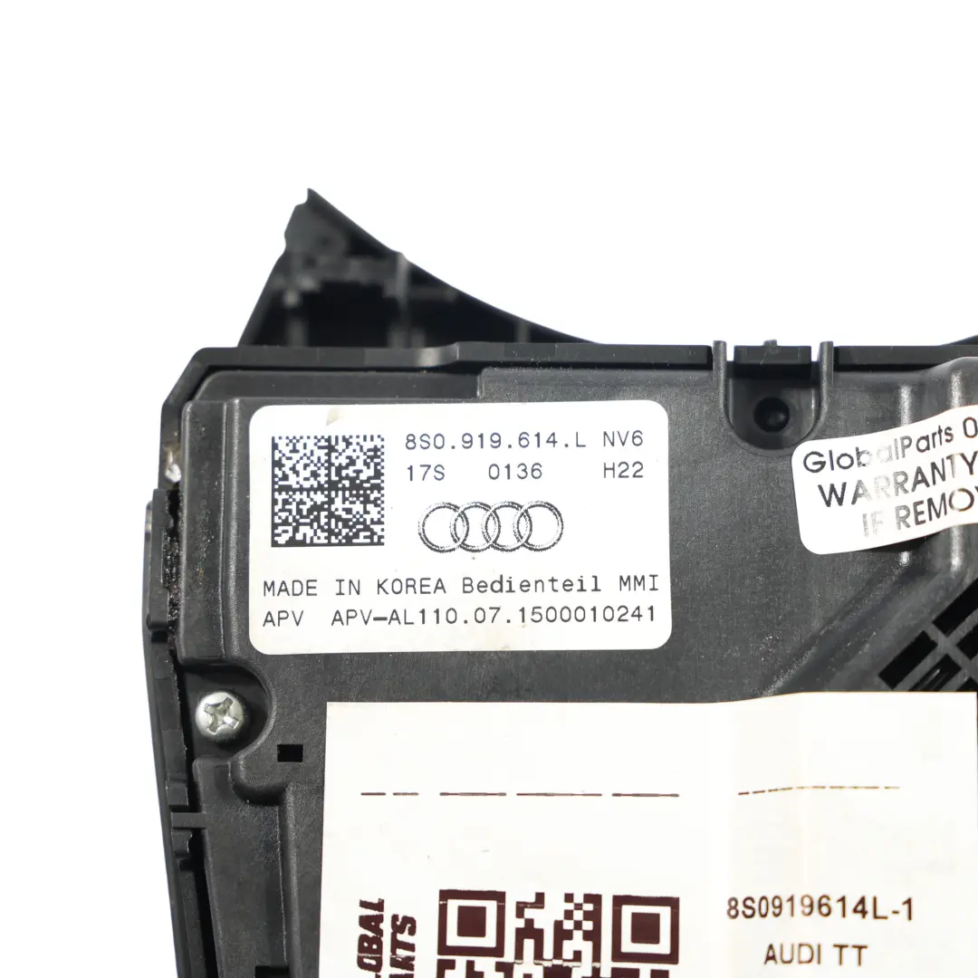 Audi TT FV Multimedia Touchpad Handbremse Radio Schalter Einheit - SKU 8S0919614L-1 - Teilenummer 8S0919614L