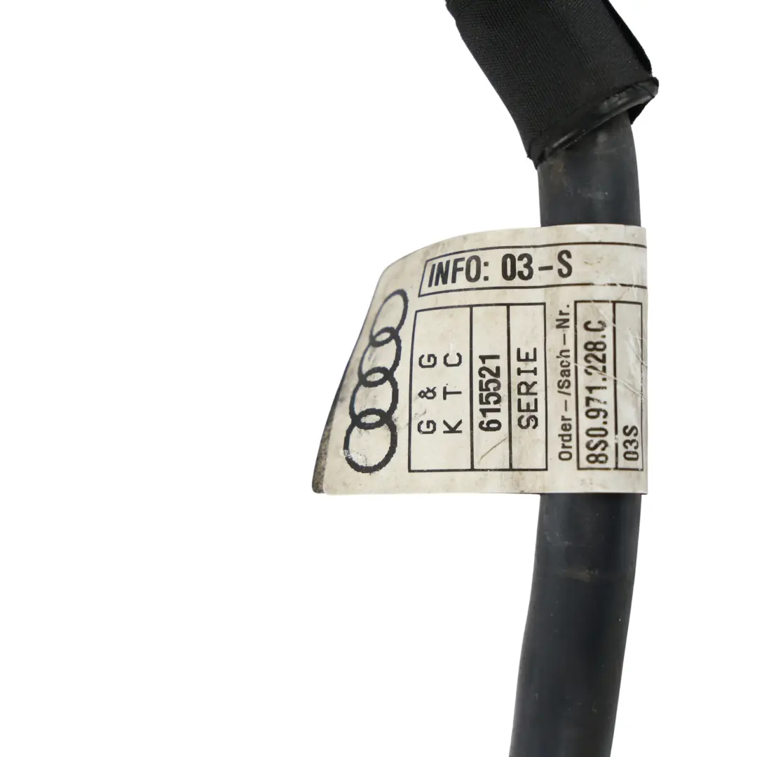 Arnés Cables Motor Arranque para Audi TTS FV con número de pieza 8S0971228C Audi TTS FV Arnés Cables Motor Arranque - SKU 8S0971228C - Número de pieza 8S0971228C