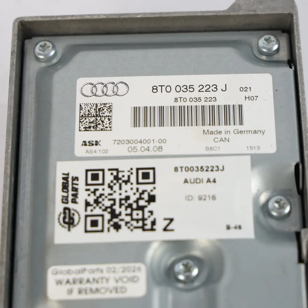 Audi A4 B8 Suond Verstärker System Lautsprecher Modul Einheit - SKU 8T0035223J - Teilenummer 8T0035223J